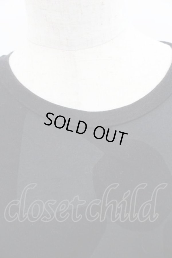 画像3: ANGLOMANIA 中古 / オーブプリント半袖カットソー S 黒  I-25-10-22-011-to-HD-ZI (3)