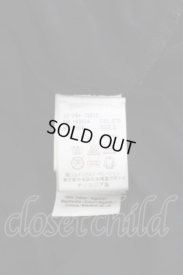 画像5: ANGLOMANIA 中古 / オーブプリント半袖カットソー S 黒  I-25-10-22-011-to-HD-ZI (5)