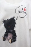 画像3: ヴィヴィアンウエストウッド 中古 / オーガニック天竺アイラブレッドレーベルベアptラウンドヘムTシャツ 00 白Ｘ黒  I-25-10-22-014-to-HD-ZI (3)