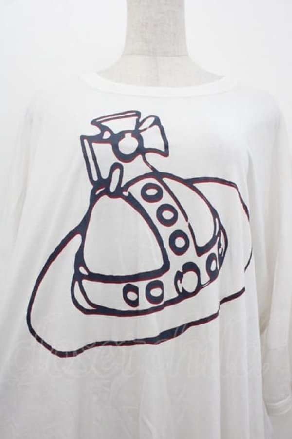 画像3: ヴィヴィアンウエストウッド 中古 / ORBカットワンピース 00 白Ｘ黒  I-25-10-22-017-op-HD-ZI (3)