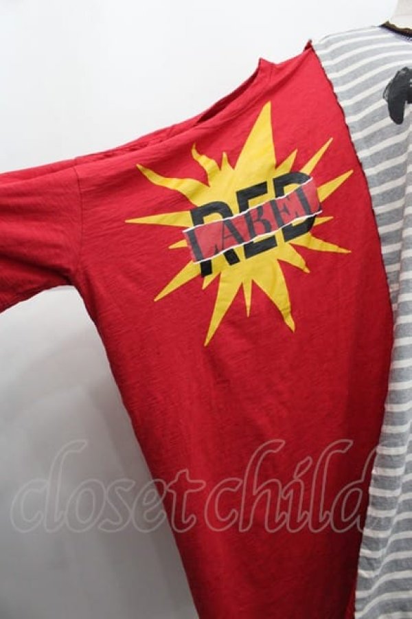 画像3: ヴィヴィアンウエストウッド 中古 / トリニティブロッキングトリニティTシャツ 00 グレーＸ黒Ｘ赤  I-25-10-22-018-to-HD-ZI (3)