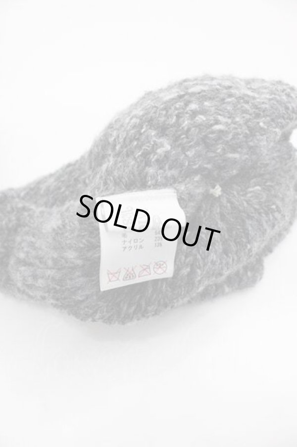 画像5: ヴィヴィアンウエストウッド 中古 / 2wayボンボン付キニット帽  グレー  I-25-11-19-021-ha-HD-ZI (5)