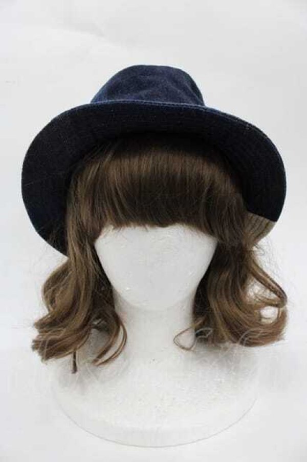 画像2: ヴィヴィアンウエストウッド 中古 / デニム切リ替エハット  青デニムＸアイボリー  I-25-11-19-022-ha-HD-ZI (2)