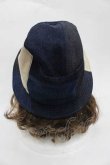 画像3: ヴィヴィアンウエストウッド 中古 / デニム切リ替エハット  青デニムＸアイボリー  I-25-11-19-022-ha-HD-ZI (3)