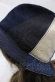 画像4: ヴィヴィアンウエストウッド 中古 / デニム切リ替エハット  青デニムＸアイボリー  I-25-11-19-022-ha-HD-ZI (4)