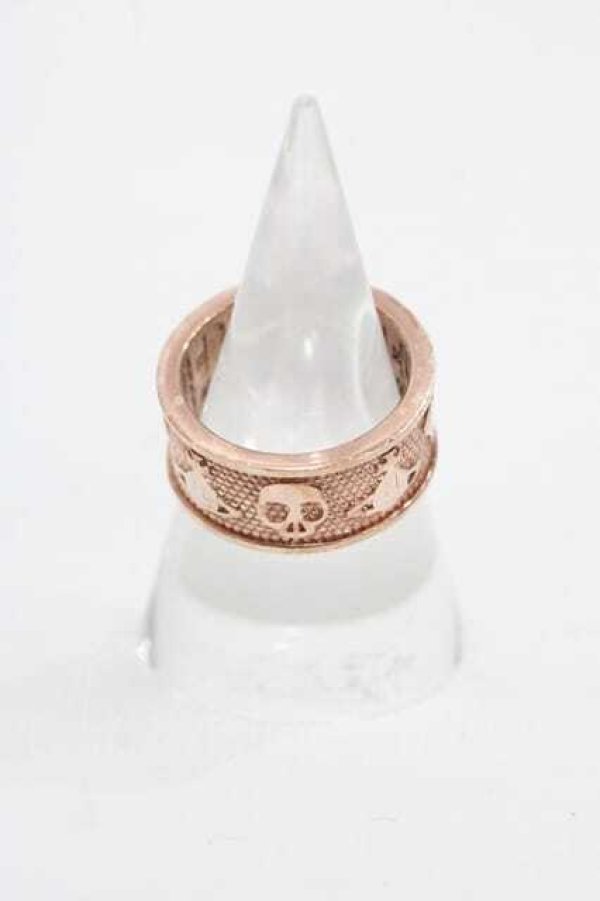 画像2: ヴィヴィアンウエストウッド 中古 / KINGSTONリング M ピンクゴールド  I-25-11-19-026-rg-HD-ZI (2)