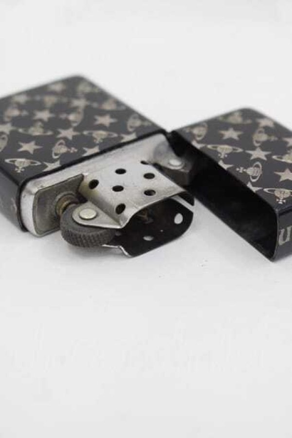 画像4: ヴィヴィアンウエストウッド 中古 / 星柄ジッポライター  黒Ｘシルバー  I-25-11-19-030-gd-HD-ZI (4)