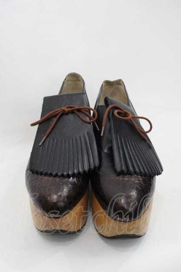 画像2: ヴィヴィアンウエストウッド 中古 / ロッキンホースゴルフ 約23CM(内側採寸) 黒  I-25-11-19-037-sh-HD-ZI (2)