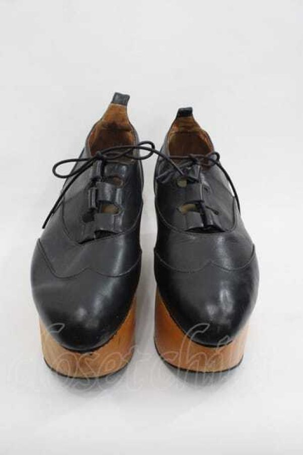 画像2: ヴィヴィアンウエストウッド 中古 / ロッキンホースギリー 約23CM(内側採寸) 黒  I-25-11-19-038-sh-HD-ZI (2)