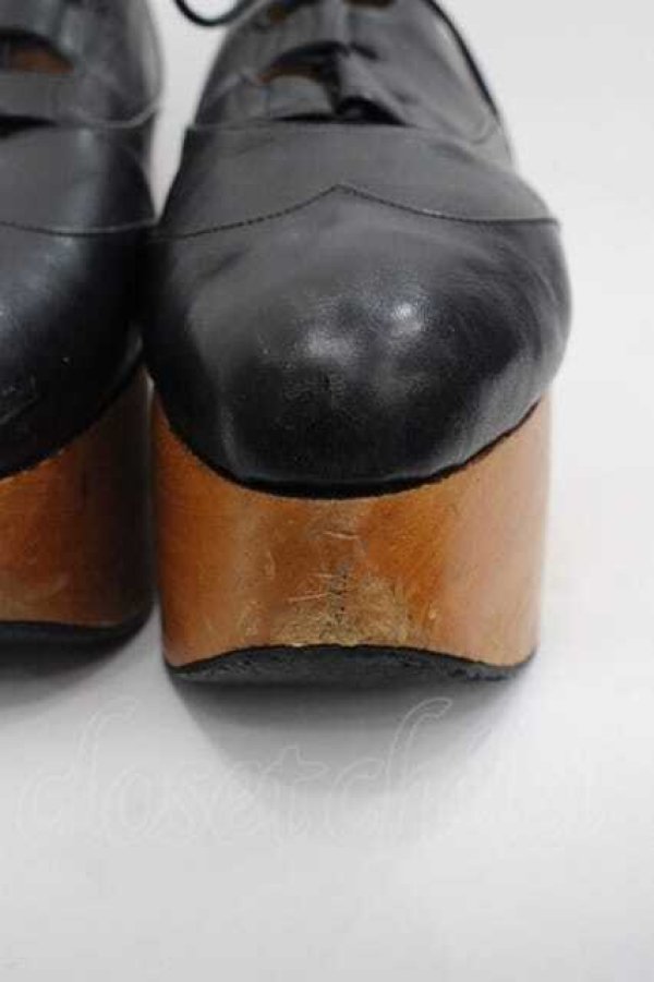 画像7: ヴィヴィアンウエストウッド 中古 / ロッキンホースギリー 約23CM(内側採寸) 黒  I-25-11-19-038-sh-HD-ZI (7)