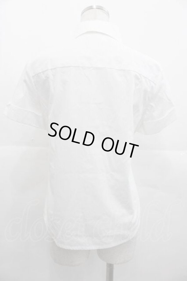 画像2: ヴィヴィアンウエストウッド 中古 / クラシック襟半袖シャツ 02 白  I-25-11-19-004-bl-HD-ZI (2)