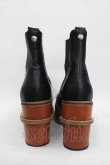 画像3: ヴィヴィアンウエストウッド 中古 / サイドゴアブーツ 39 黒Ｘブラウン  I-25-11-19-041-sh-HD-ZI (3)
