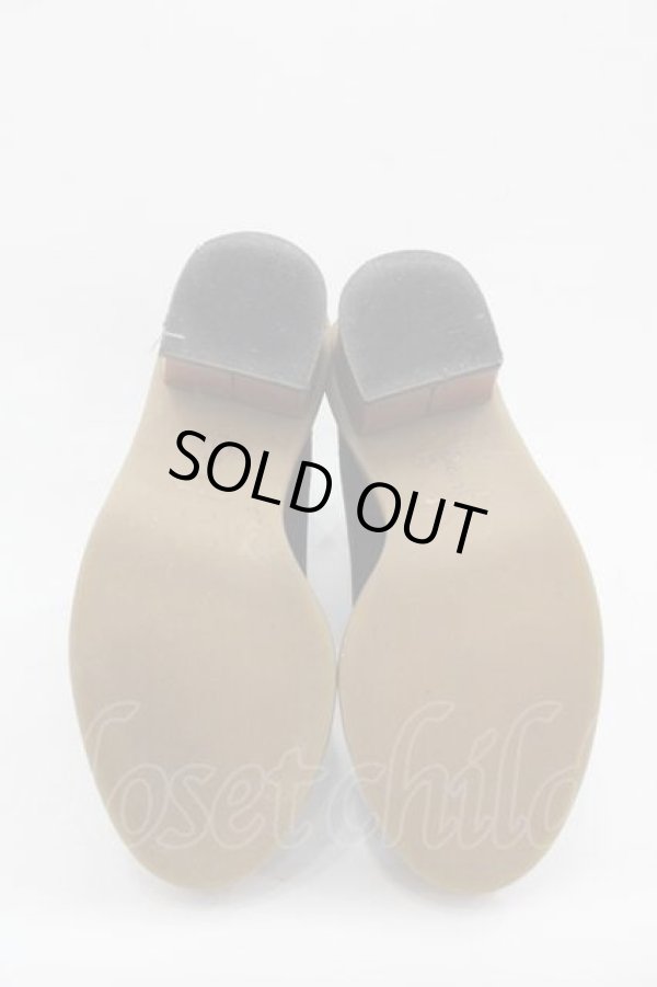 画像4: ヴィヴィアンウエストウッド 中古 / サイドゴアブーツ 39 黒Ｘブラウン  I-25-11-19-041-sh-HD-ZI (4)