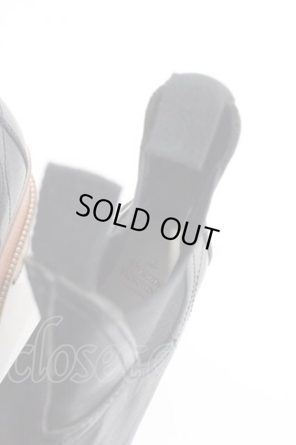 画像5: ヴィヴィアンウエストウッド 中古 / サイドゴアブーツ 39 黒Ｘブラウン  I-25-11-19-041-sh-HD-ZI (5)