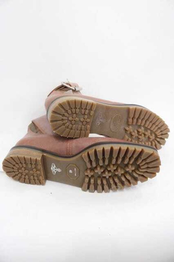 画像5: ヴィヴィアンウエストウッド 中古 / プラットホームベルトパンプス 40 ブラウン  I-25-11-19-043-sh-HD-ZI (5)