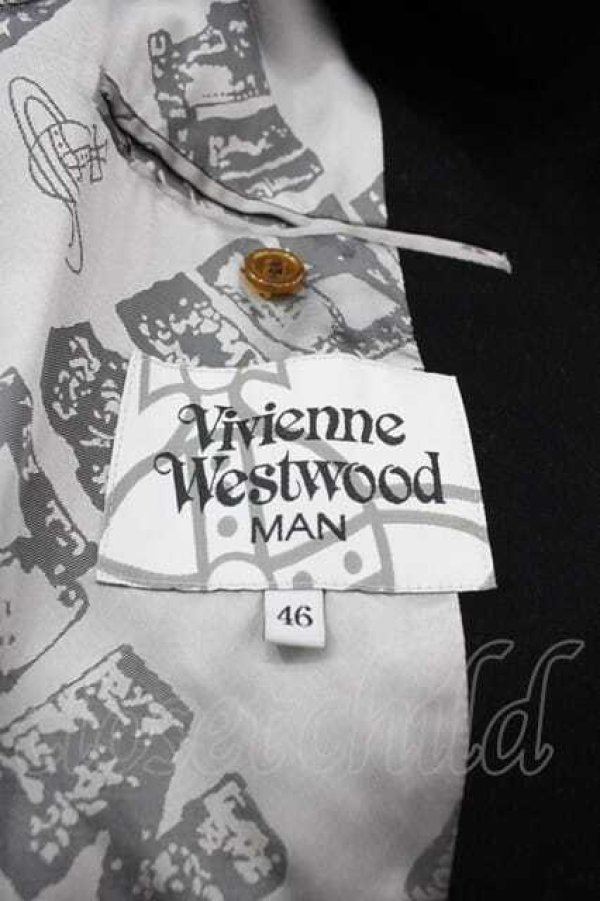 画像3: ヴィヴィアンウエストウッド MAN 中古 / ヒストリカルコート  ブラック  I-25-11-19-001-co-HD-ZI (3)