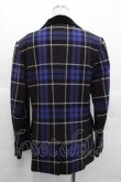 画像2: ヴィヴィアンウエストウッド 中古 / TARTAN CHECKジャケット 02 青チェック  I-25-11-19-007-jc-HD-ZI (2)
