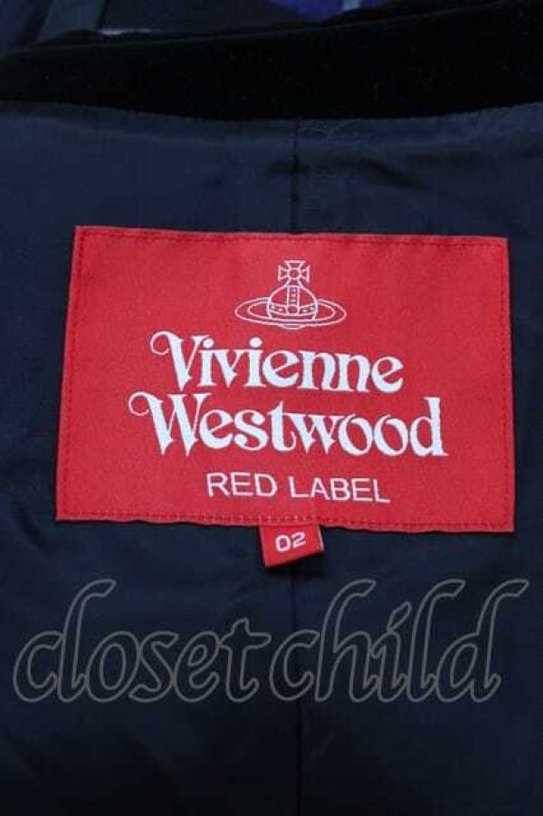 画像3: ヴィヴィアンウエストウッド 中古 / TARTAN CHECKジャケット 02 青チェック  I-25-11-19-007-jc-HD-ZI (3)