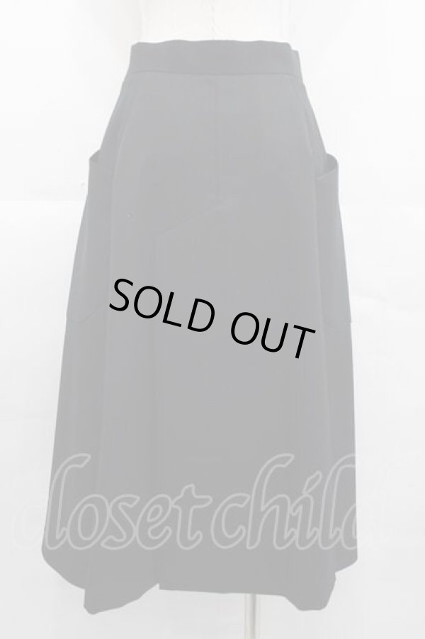 画像2: ヴィヴィアンウエストウッド 中古 / ウールギャバライディングスカート 02 黒  I-25-11-19-009-sk-HD-ZI (2)