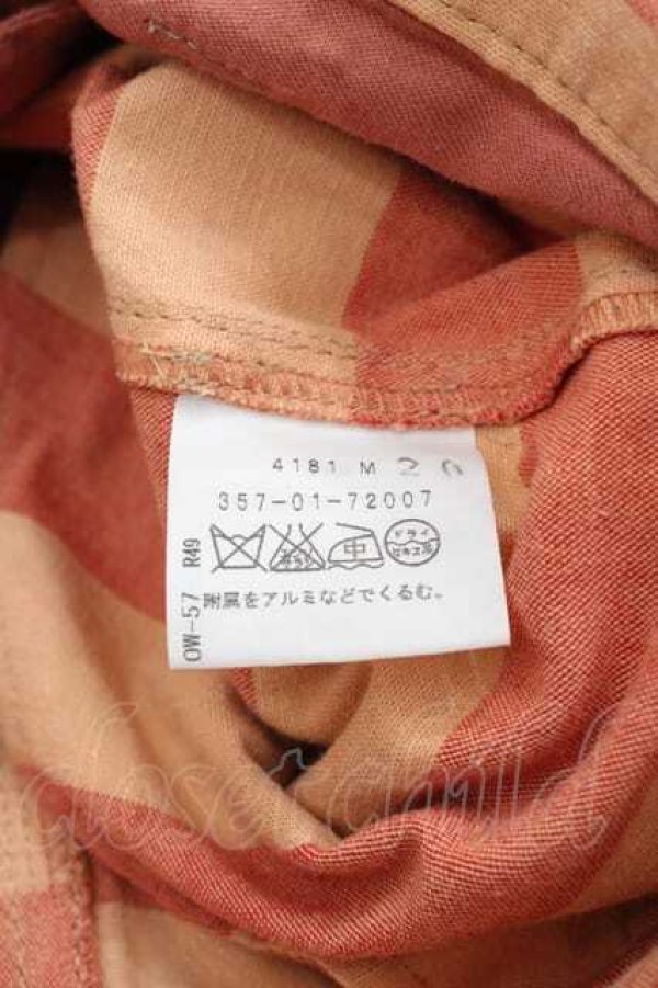 画像5: ヴィヴィアンウエストウッド 中古 / ボーダーパンツ 2 オレンジ  I-25-11-19-011-pa-HD-ZI (5)