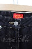 画像3: ヴィヴィアンウエストウッド 中古 / 後ロオーブ刺繍ポケットデニムパンツ 1 黒  I-25-11-19-012-pa-HD-ZI (3)
