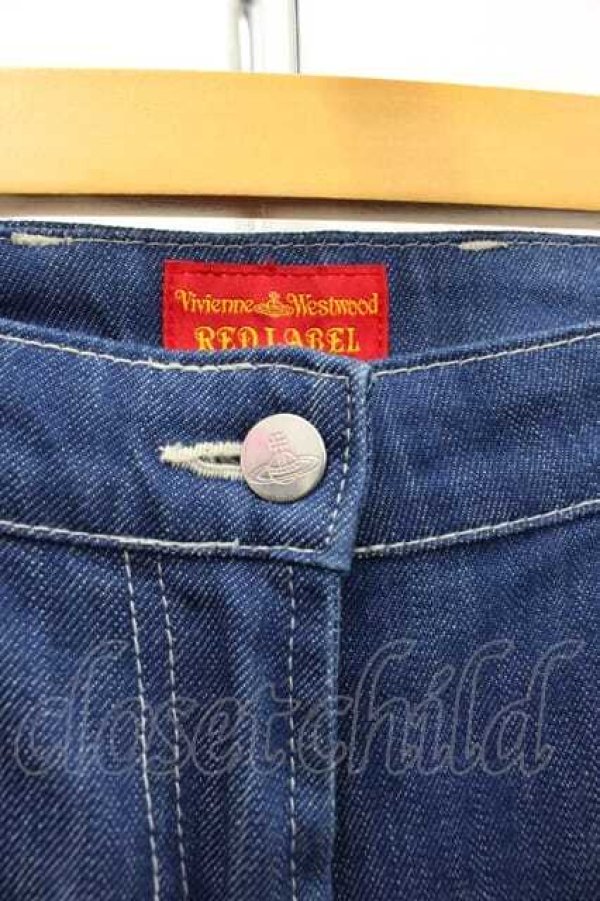 画像3: ヴィヴィアンウエストウッド 中古 / 後ロオーブステッチデニムパンツ 1 青デニム  I-25-11-19-013-pa-HD-ZI (3)