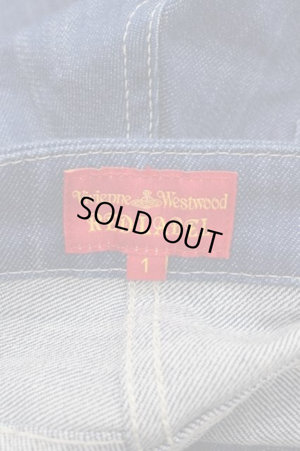画像4: ヴィヴィアンウエストウッド 中古 / 後ロオーブステッチデニムパンツ 1 青デニム  I-25-11-19-013-pa-HD-ZI (4)