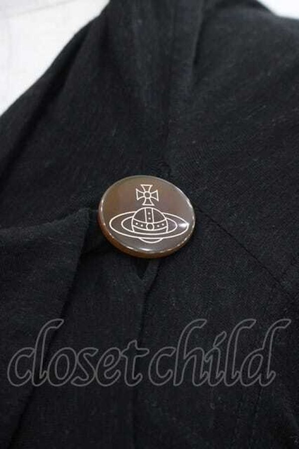 画像3: ヴィヴィアンウエストウッド 中古 / オーブボタンカーディガン 2 ブラック  I-25-11-19-002-to-HD-ZI (3)