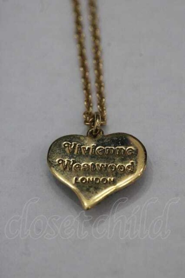 画像3: ヴィヴィアンウエストウッド 中古 / PETRAネックレス  青Ｘゴールド  I-25-11-19-015-ac-HD-ZI (3)