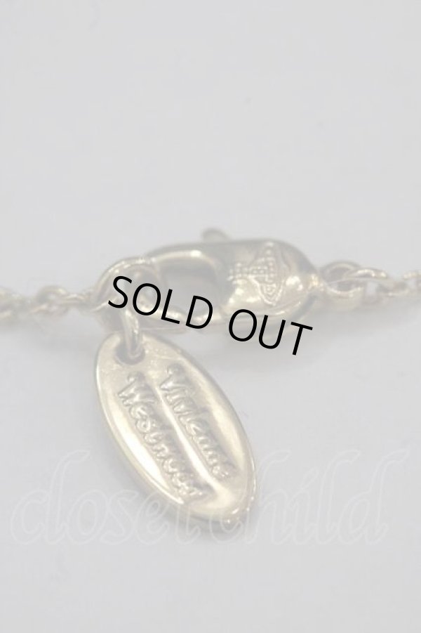 画像4: ヴィヴィアンウエストウッド 中古 / PETRAネックレス  青Ｘゴールド  I-25-11-19-015-ac-HD-ZI (4)