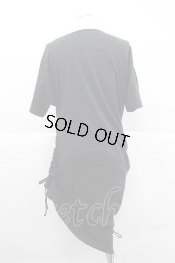 画像2: ヴィヴィアンウエストウッド MAN 中古 / /ハニービーカーブシェイプ半袖Tシャツ 48 黒Ｘイエロー  I-25-12-10-003-to-HD-ZI (2)