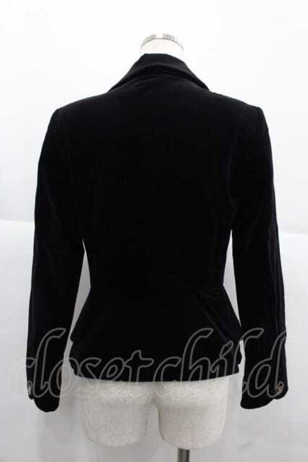 画像2: ヴィヴィアンウエストウッド 中古 / 別珍ベッティーナジャケット 1 黒  I-25-12-10-024-jc-HD-ZI (2)