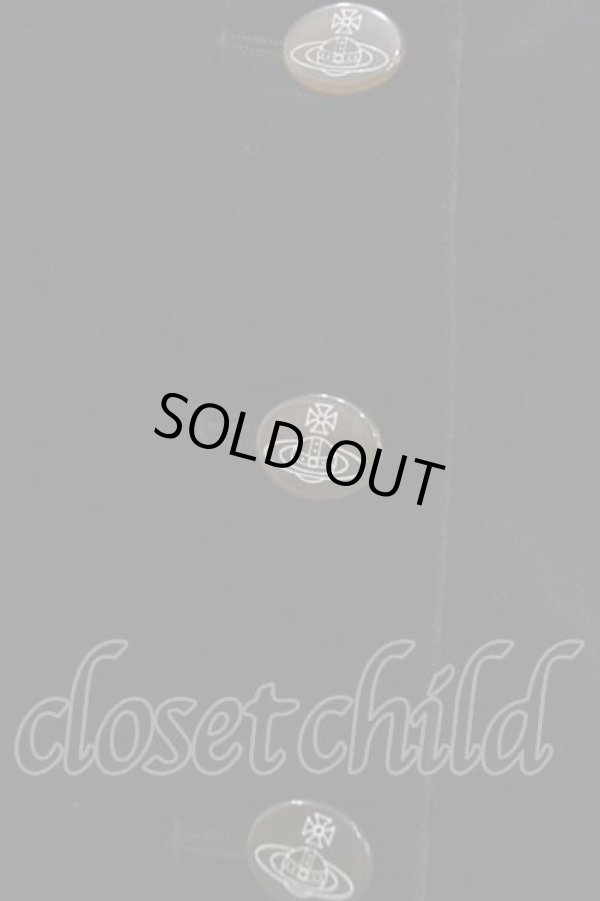 画像3: ヴィヴィアンウエストウッド 中古 / 別珍ベッティーナジャケット 1 黒  I-25-12-10-024-jc-HD-ZI (3)