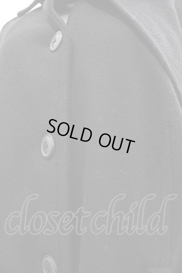 画像3: ヴィヴィアンウエストウッド 中古 / ベルトデザインロングコート UK12/US8 黒  I-25-12-10-025-co-HD-ZI (3)