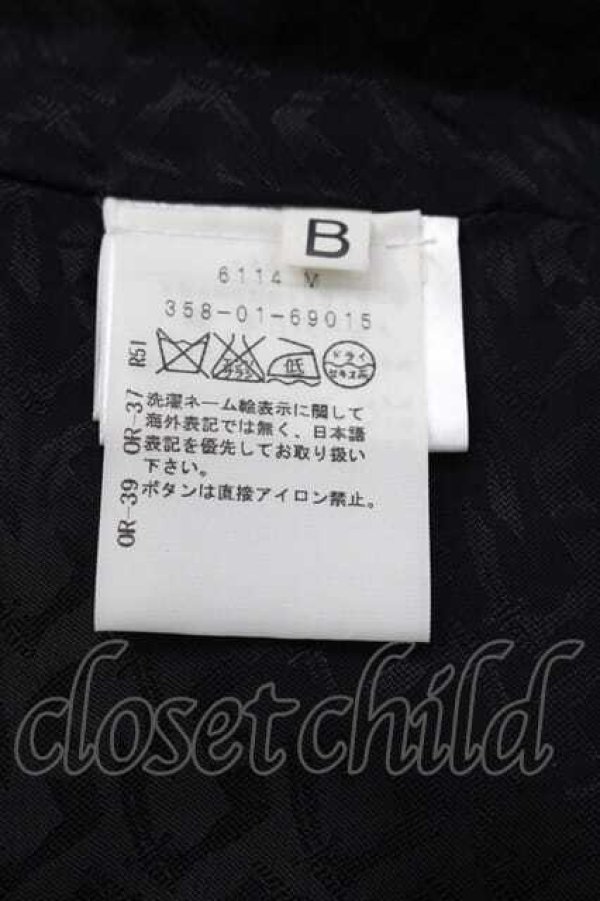 画像5: ANGLOMANIA 中古 / フロント変形ロングコート 42 黒  I-25-12-10-026-co-HD-ZI (5)
