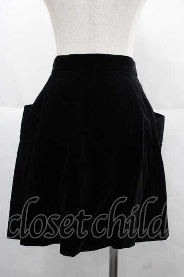 画像2: ヴィヴィアンウエストウッド 中古 / 別珍ライディングスカート 1 黒  I-25-12-10-028-sk-HD-ZI (2)