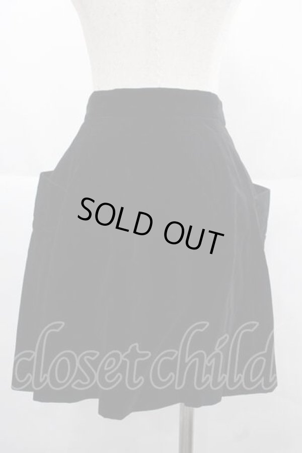 画像2: ヴィヴィアンウエストウッド 中古 / 別珍ライディングスカート 1 黒  I-25-12-10-028-sk-HD-ZI (2)