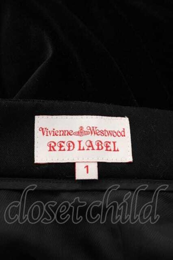 画像4: ヴィヴィアンウエストウッド 中古 / 別珍ライディングスカート 1 黒  I-25-12-10-028-sk-HD-ZI (4)