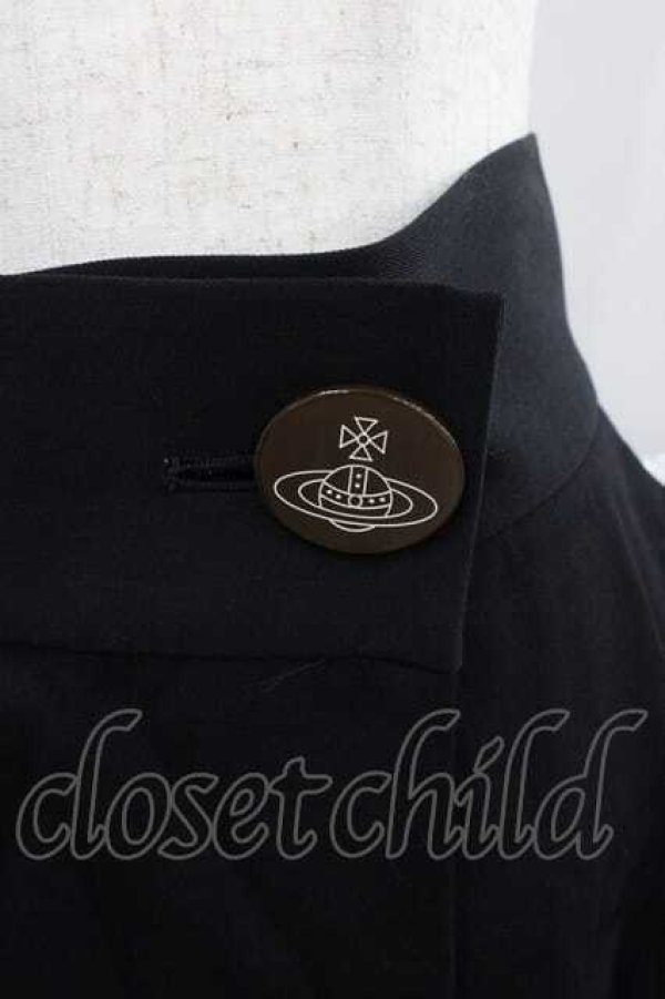 画像2: ヴィヴィアンウエストウッド 中古 / ライディングスカート 1 黒  I-25-12-10-029-sk-HD-ZI (2)