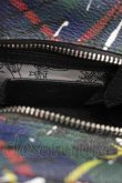 画像5: ヴィヴィアンウエストウッド 中古 / ペイントチェックヤスミンバッグ  グリーンＸネイビー  I-25-12-10-032-ba-HD-ZI (5)
