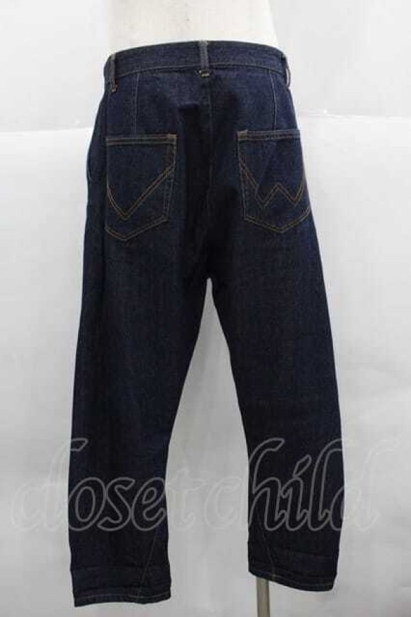 画像2: ヴィヴィアンウエストウッド MAN 中古 / ナナメラインデニムパンツ 46 青デニム  I-25-12-10-004-pa-HD-ZI (2)