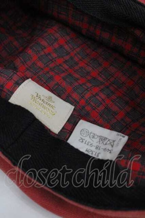 画像4: ヴィヴィアンウエストウッド 中古 / オーブワッペンハット  ピンク  I-25-12-10-035-ha-HD-ZI (4)