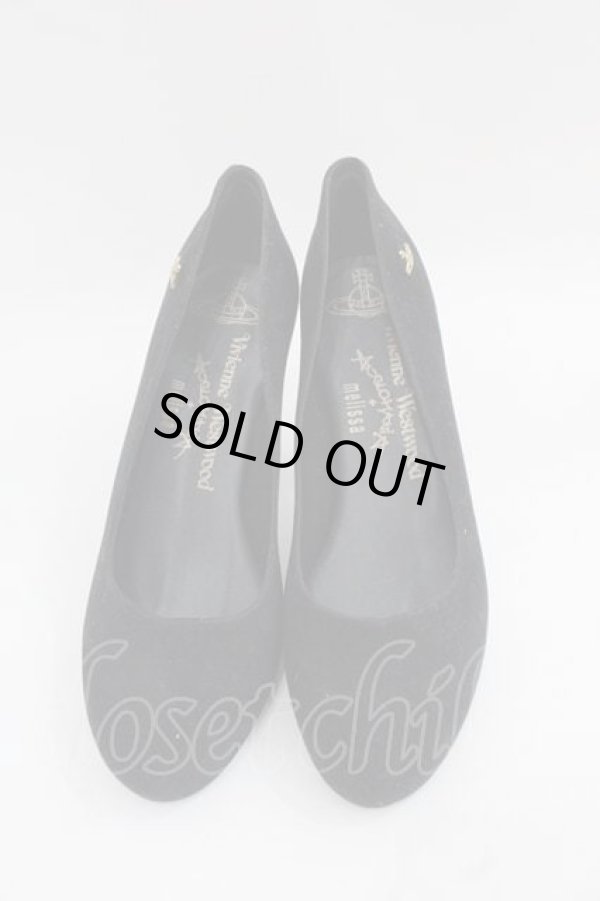 画像2: ヴィヴィアンウエストウッド×Melissa 中古 / /オーブモチーフヒールパンプス 23.5CM 黒  I-25-12-10-039-sh-HD-ZI (2)