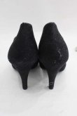 画像3: ヴィヴィアンウエストウッド×Melissa 中古 / /オーブモチーフヒールパンプス 23.5CM 黒  I-25-12-10-039-sh-HD-ZI (3)