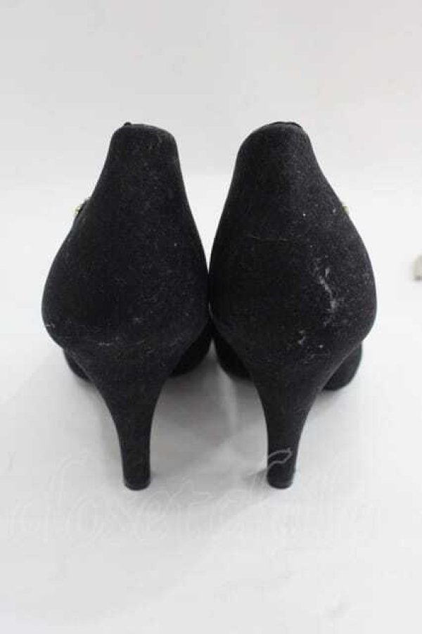 画像3: ヴィヴィアンウエストウッド×Melissa 中古 / /オーブモチーフヒールパンプス 23.5CM 黒  I-25-12-10-039-sh-HD-ZI (3)