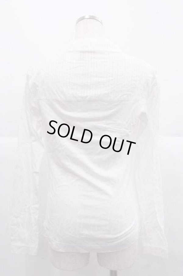 画像2: ヴィヴィアンウエストウッド 中古 / リボンタイデザインカットソー 2 白  I-25-12-10-006-to-HD-ZI (2)