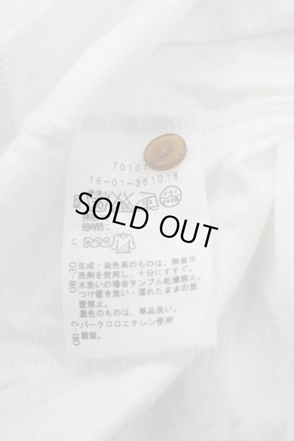 画像5: ヴィヴィアンウエストウッド 中古 / リボンタイデザインカットソー 2 白  I-25-12-10-006-to-HD-ZI (5)