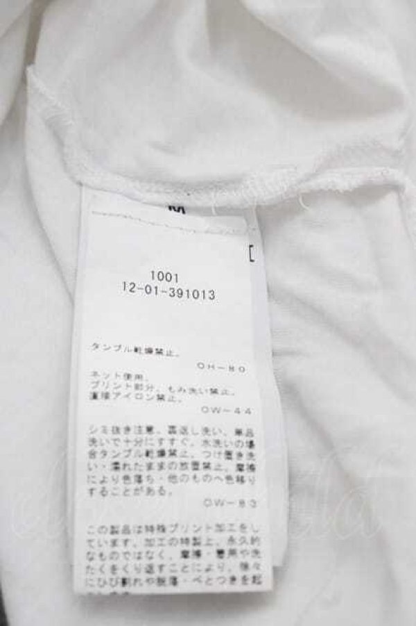 画像4: ヴィヴィアンウエストウッド 中古 / クロックptTシャツ M 白Ｘ黒  I-25-12-10-009-ts-HD-ZI (4)