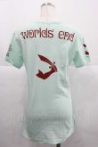 画像2: ヴィヴィアンウエストウッド 中古 / WORLDS END　時計プリントTシャツ  ミント  I-25-12-10-010-to-HD-ZI (2)