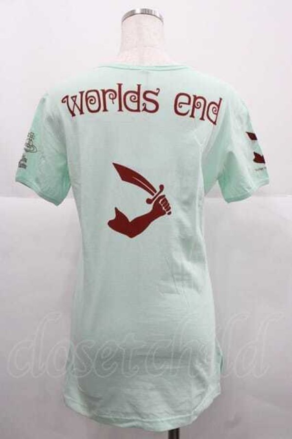 画像2: ヴィヴィアンウエストウッド 中古 / WORLDS END　時計プリントTシャツ  ミント  I-25-12-10-010-to-HD-ZI (2)